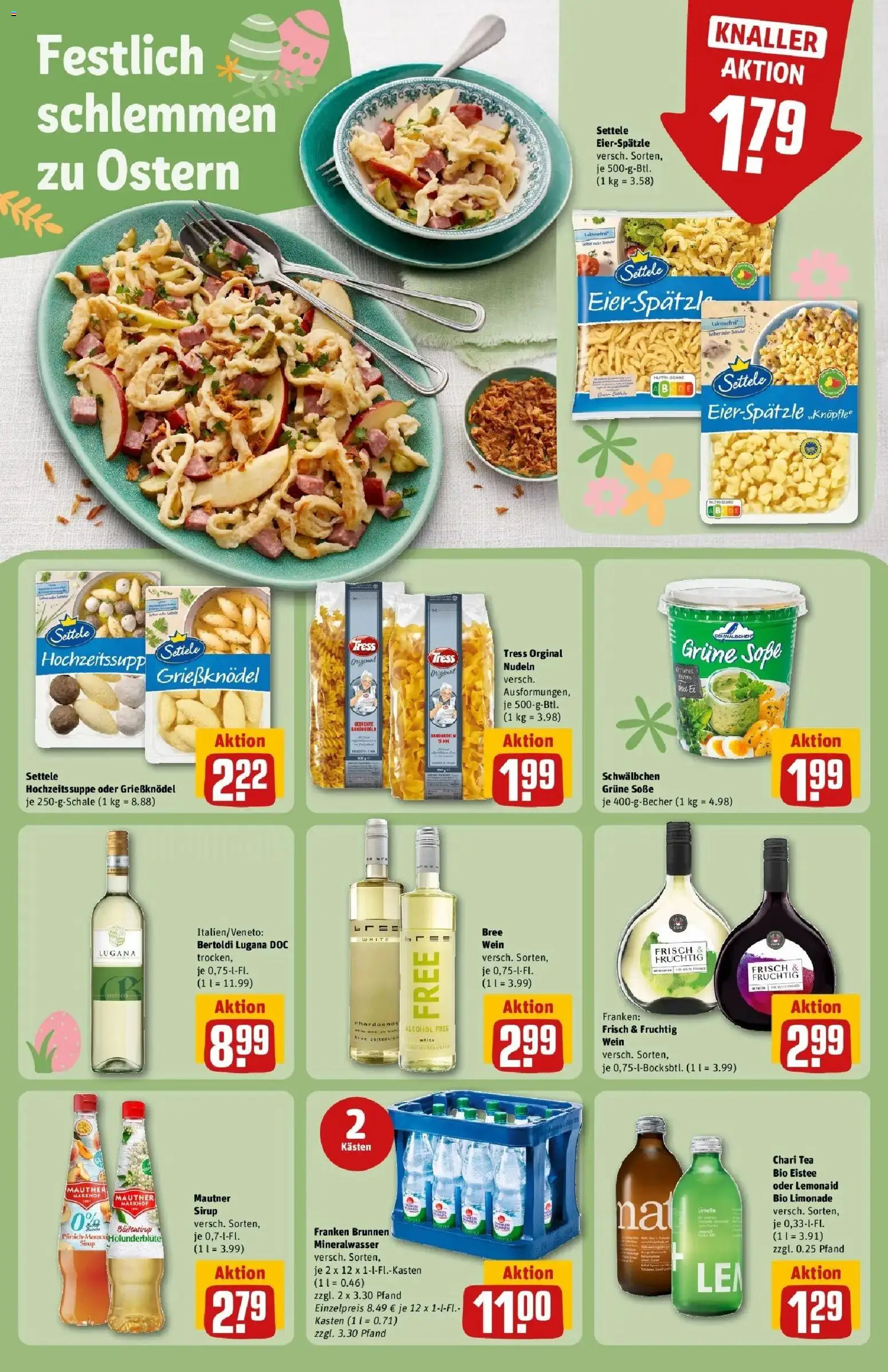 Rewe Prospekt Pegnitz	 – gültig ab 30.03.2026 | Seite: 23 | Produkte: Sirup, Limette, Pasta, Nudeln