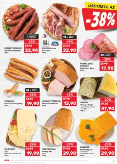Kaufland leták - Praha 4 od 06.08.2025 | Strana: 11 | Produkty: Párky, Uzeniny, Cheddar, Uzená krkovice