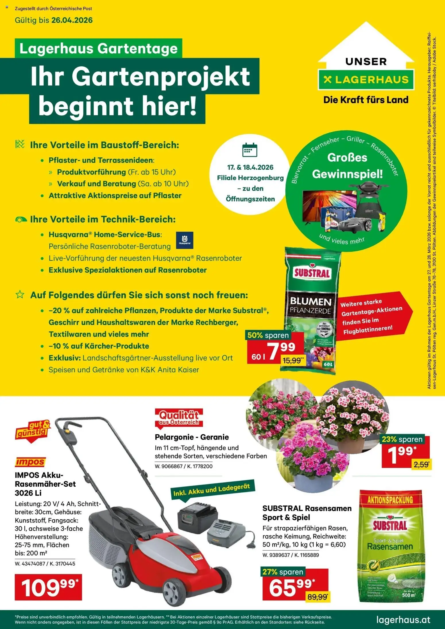 Lagerhaus Wochen Angebote gültig ab 13.04.2026 | Seite: 1 | Produkte: Uhr, Spiel