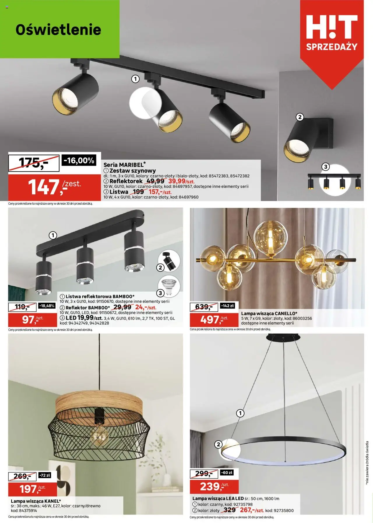 Leroy Merlin Gazetka od 15.10.2025 | Strona: 16 | Produkty: Lampa