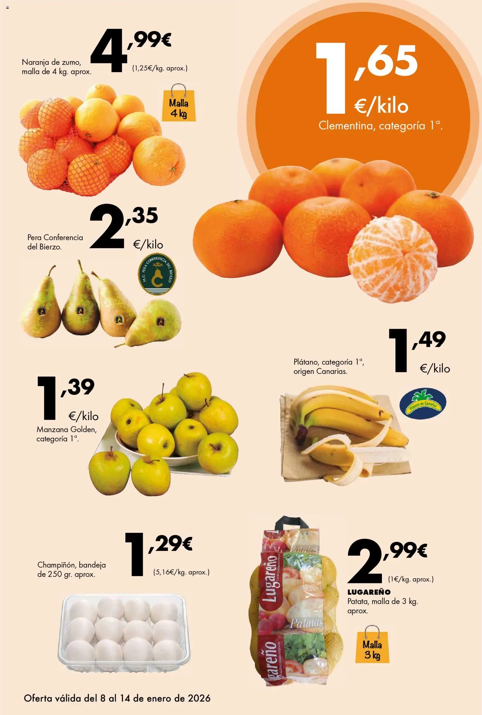Lupa Supermercados folleto │ válido desde el 08.01.2026 | Página: 11 | Productos: Manzana, Bandeja