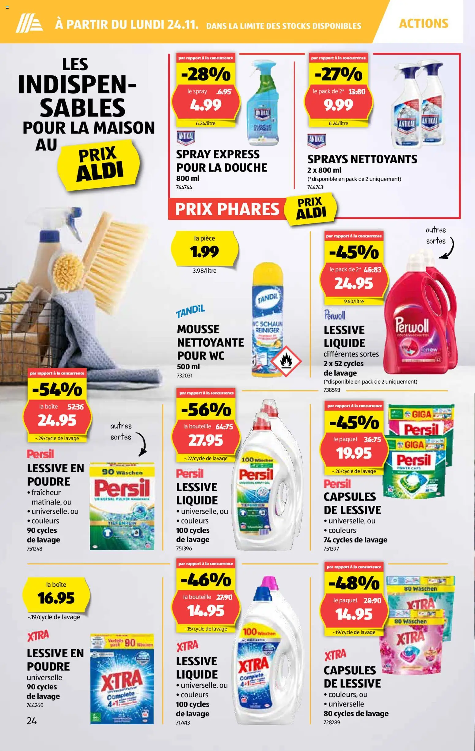 Aldi Aktionen FR – gültig ab 20.11.2025 | Seite: 25 | Produkte: Dusche