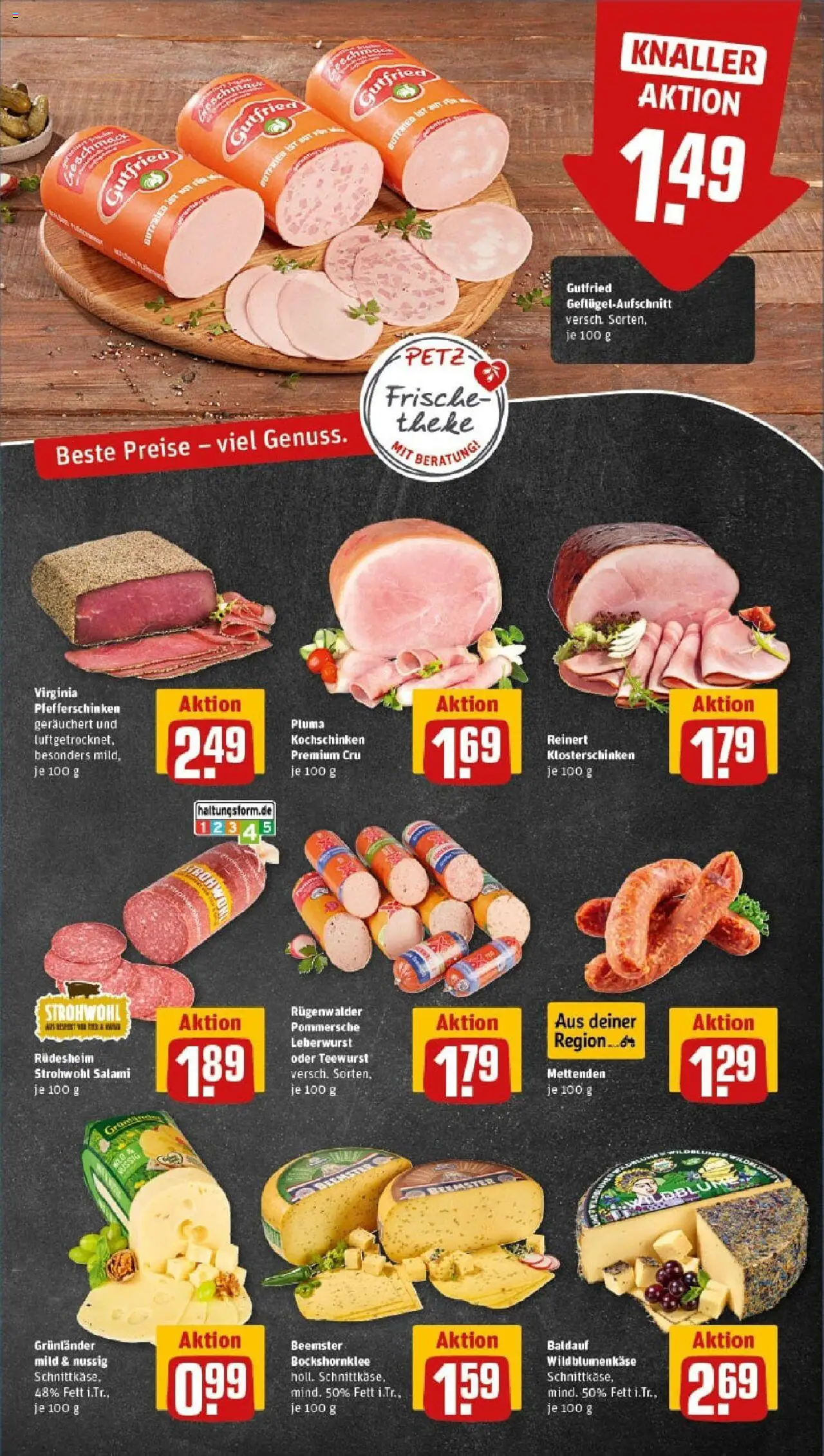 Rewe prospekt Neunkirchen	 - gültig ab dem 06.07.2025 | Seite: 9 | Produkte: Grunlander, Salami