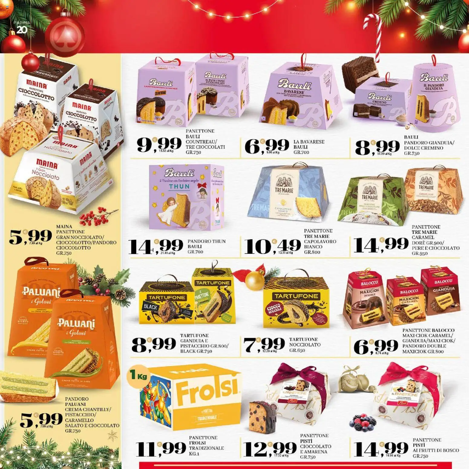 Volantino Interspar del 08.12.2025 | Pagina: 20 | Prodotti: Crema, Cioccolato, Pandoro, Amarena