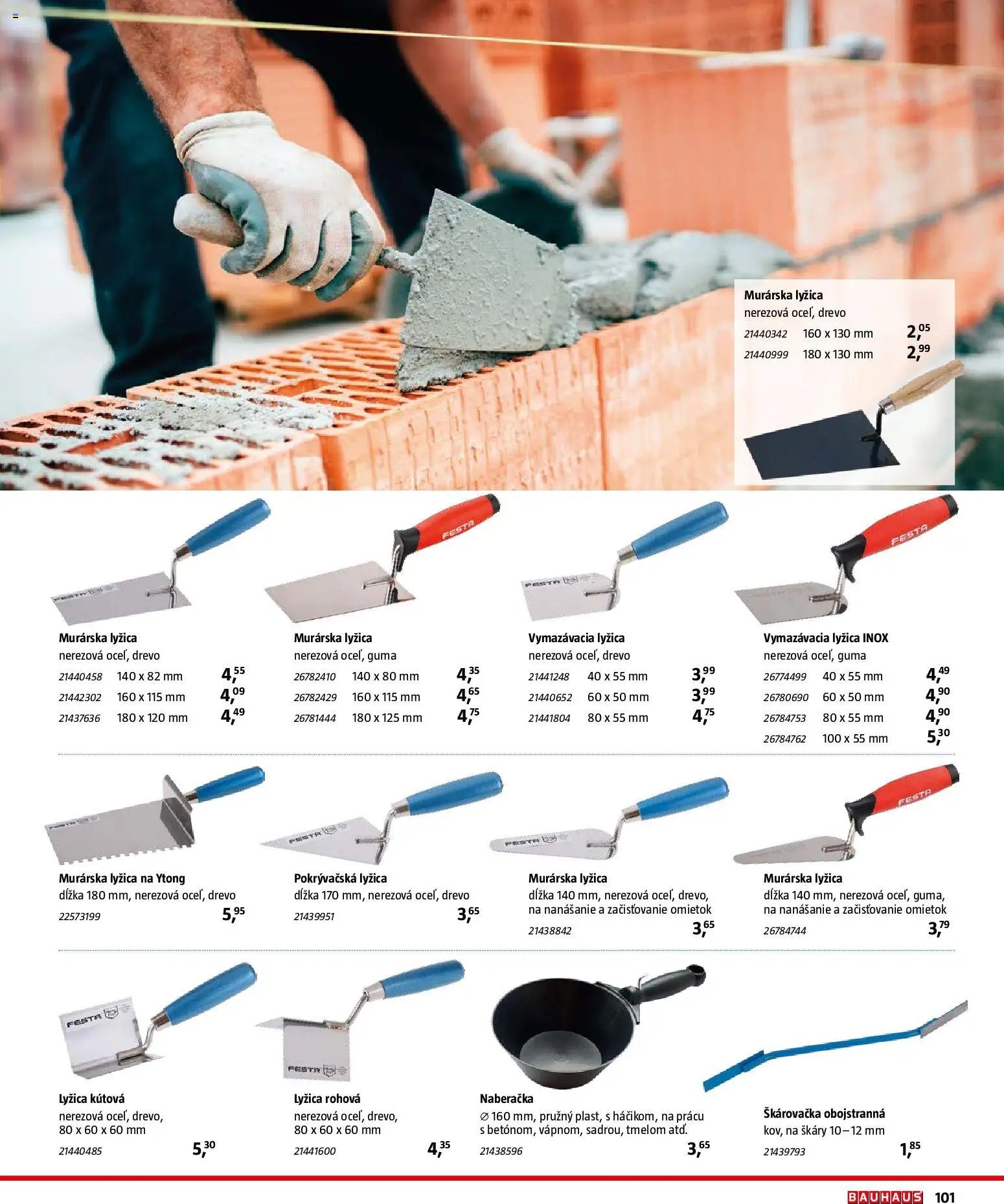 Nové Bauhaus akcie – leták je platný od 26.01.2026 | Strana: 101 | Produkty: Ytong