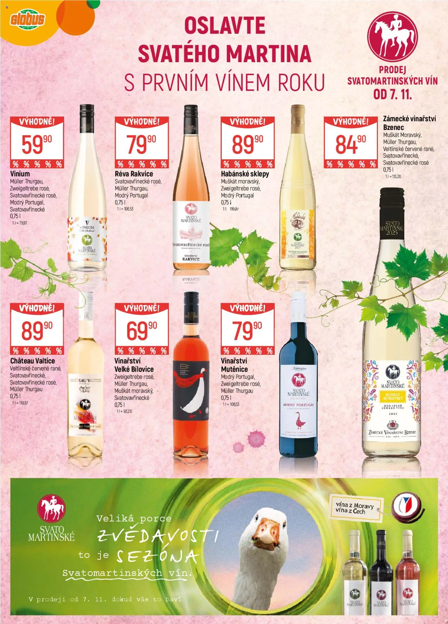 Globus leták od 05.11.2025 | Strana: 9 | Produkty: Globus, Habánské sklepy