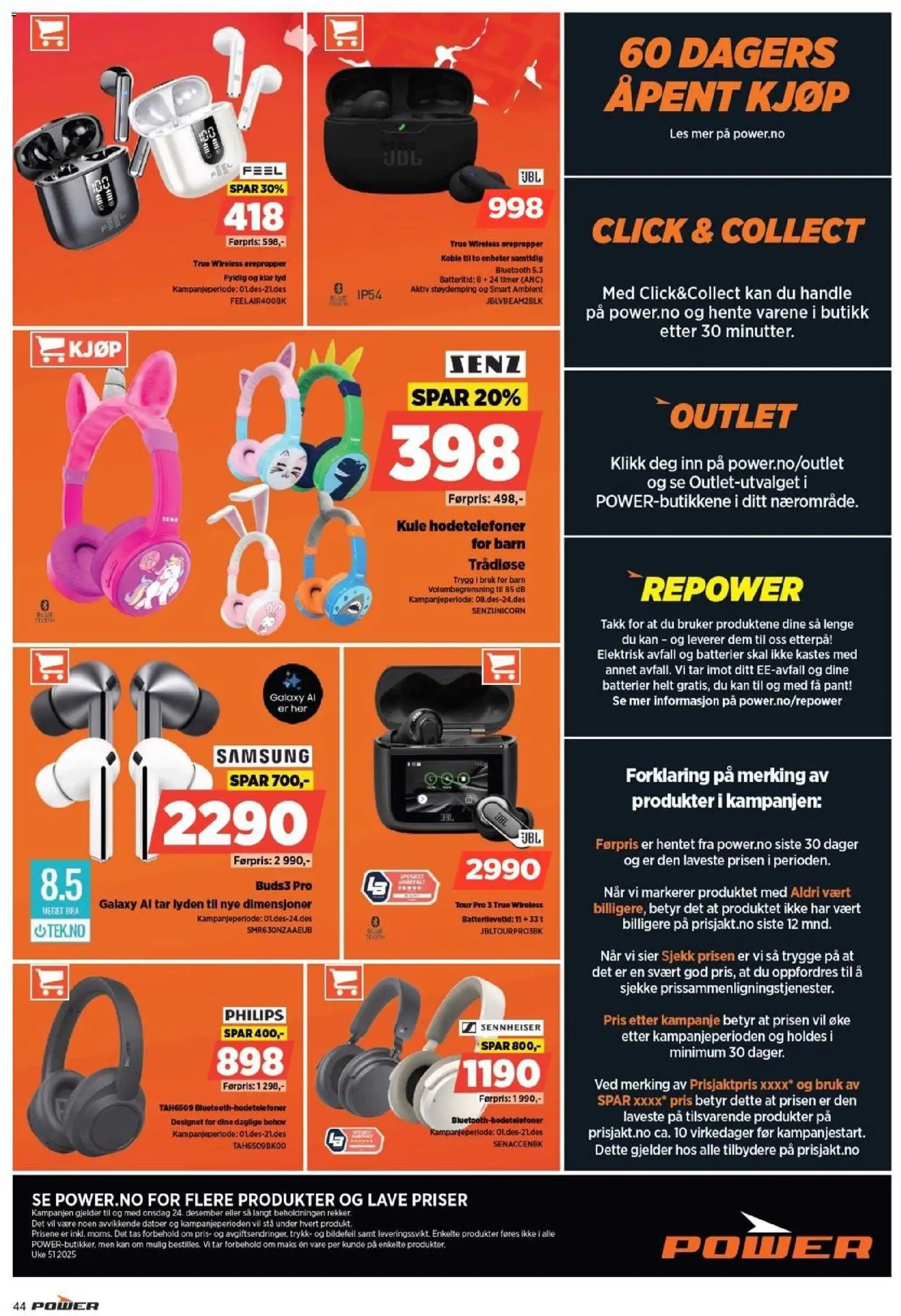 {H1} | Side: 44 | Produkter: Сантехнічне кріплення, Hodetelefoner, Суміш дитяча