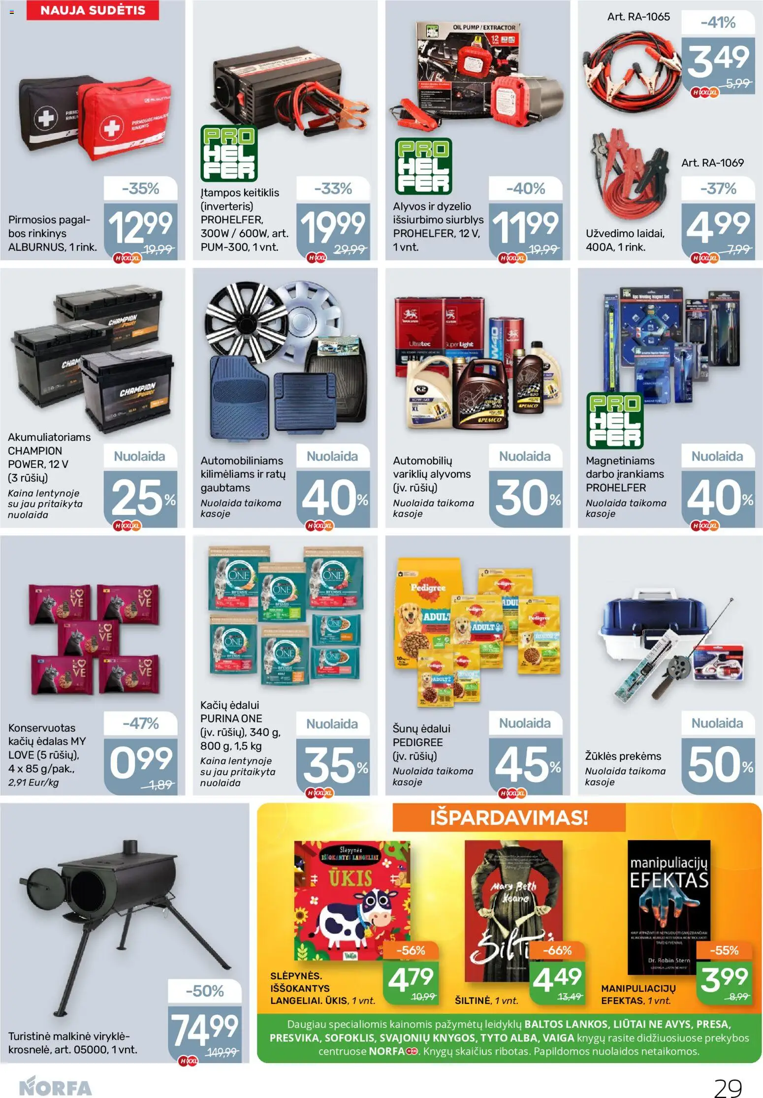 NORFA akcijos nuo 19.02.2026 | Puslapis: 29 | Prekių: Viryklė