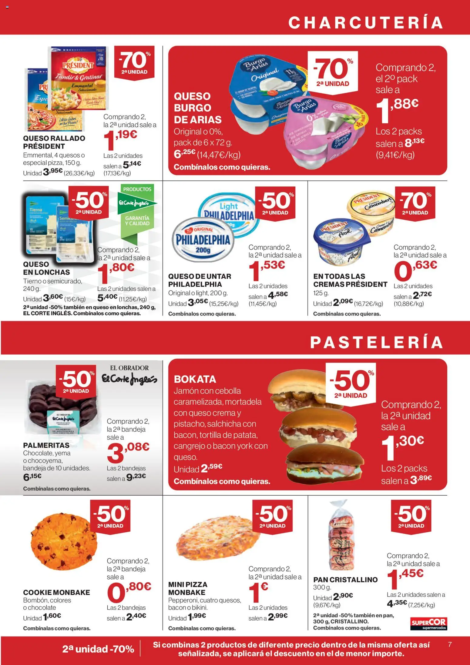 Supercor Canarias │ válido desde el 07.01.2026 | Página: 7 | Productos: Queso, Pan, Jamón, Crema