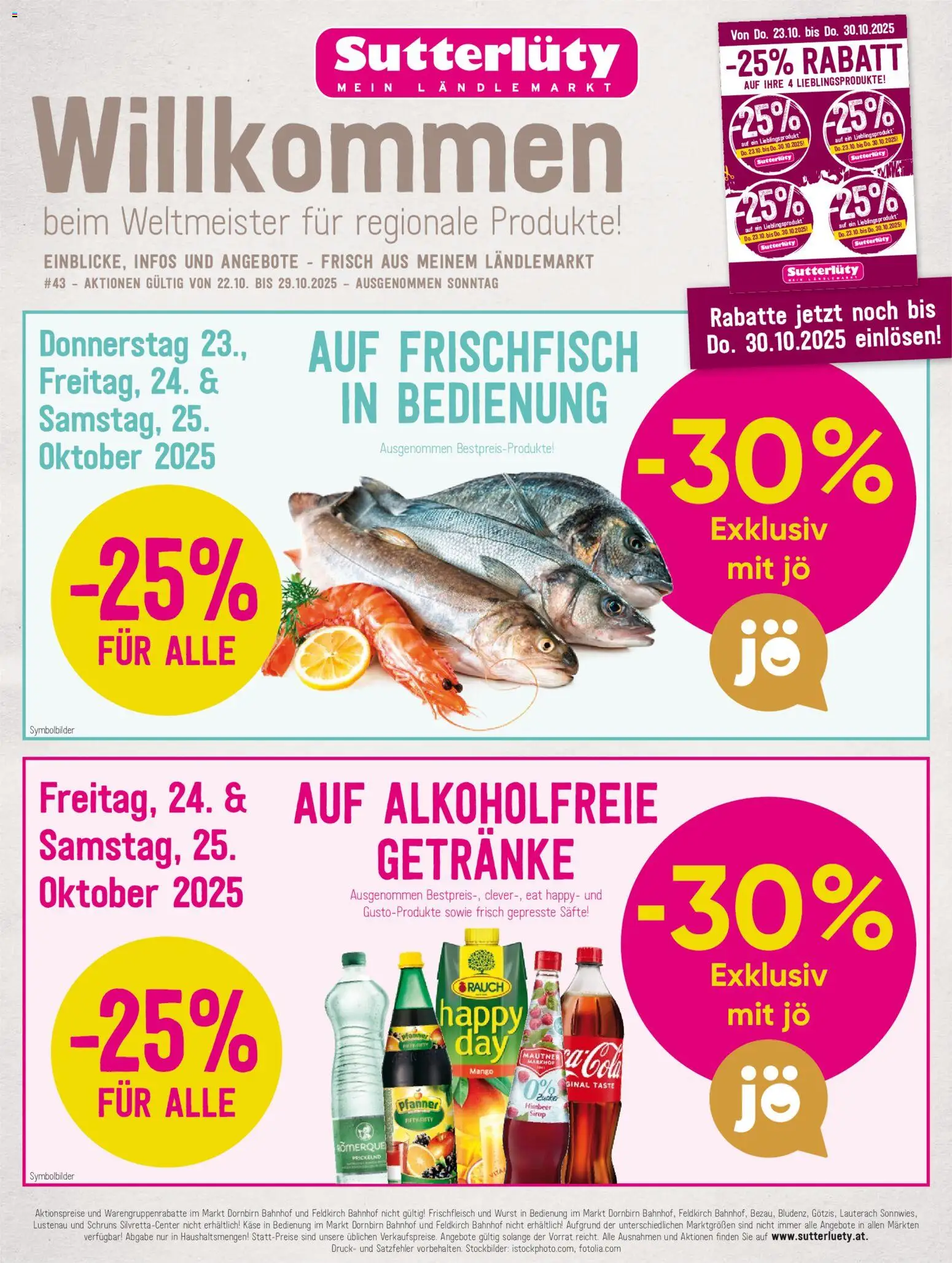 Sutterlüty Flugblatt gültig ab 22.10.2025 | Seite: 1 | Produkte: Mango, Wurst, Käse