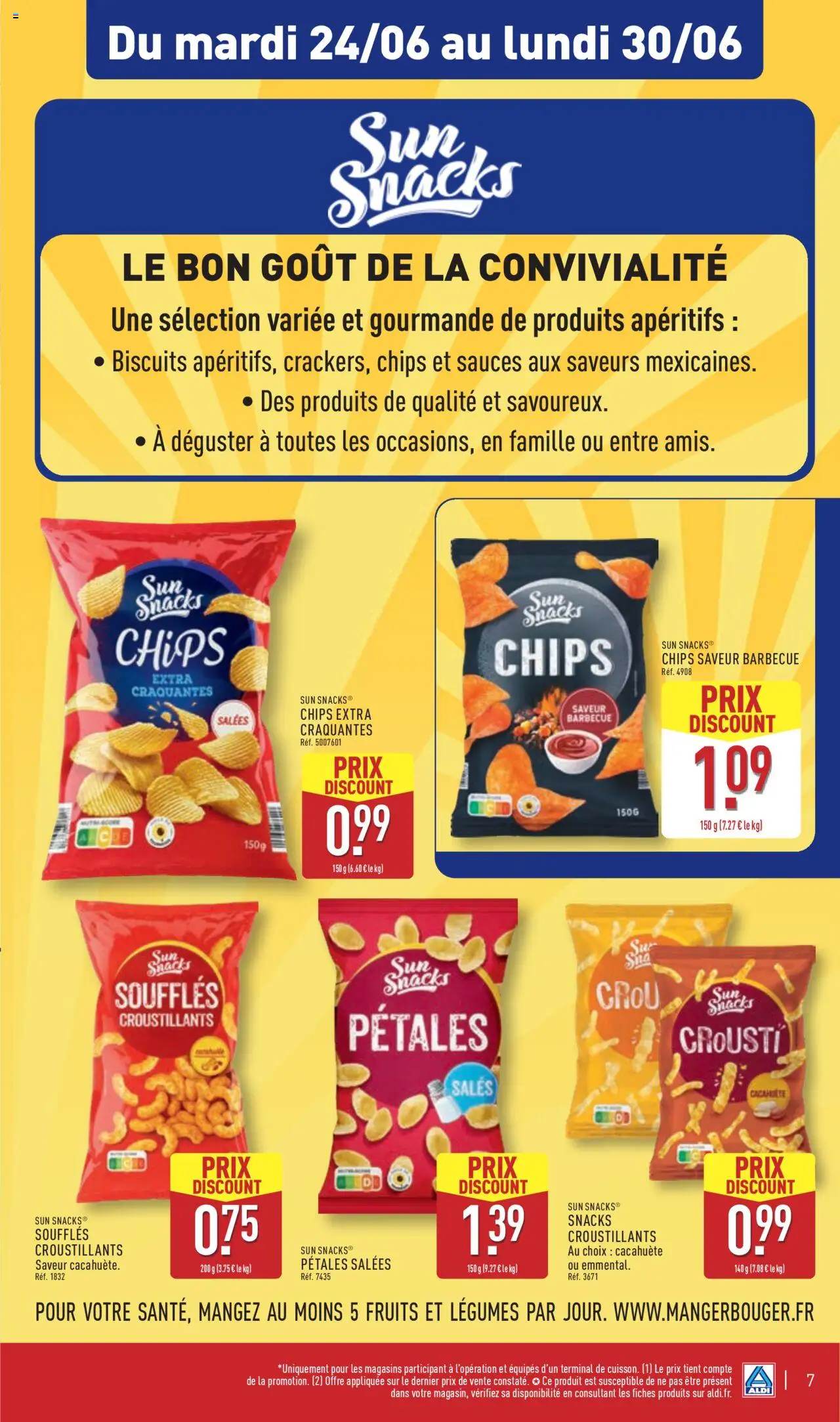  | Page: 10 | Produits: Cacahuète, Barbecue, Emmental, Biscuits