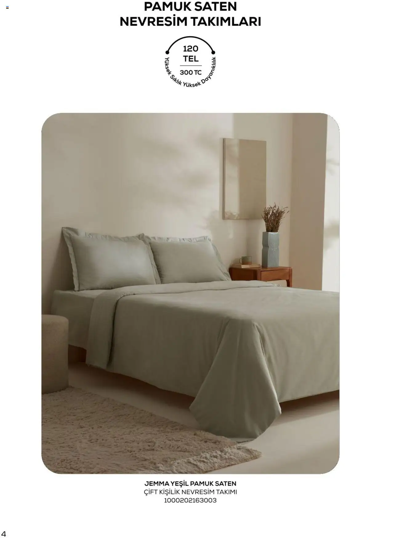 Karaca Home Katalog KH - 03.03.2025 tarihinden itibaren geçerlidir | Sayfa: 4 | Ürünler: Nevresim, Nevresim takımları