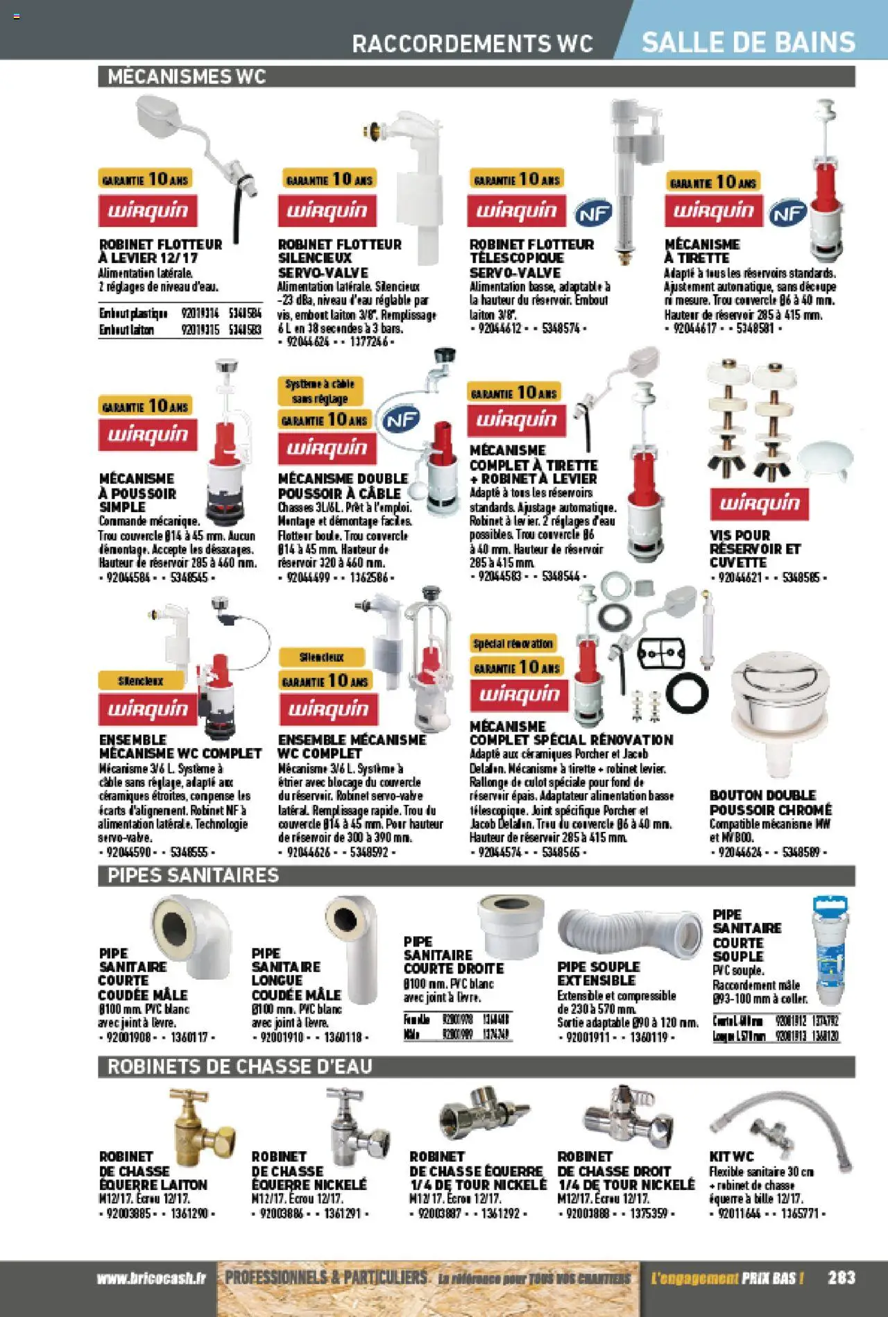 {H1} | Page: 283 | Produits: Câble, Adaptateur, Robinet