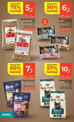 Pogląd oferty "Dealz gazetka" - ważna od 26.03.2026 | Strona: 46 | Produkty: Kurczak, Karma dla kota, Przysmaki dla psa, Ryba