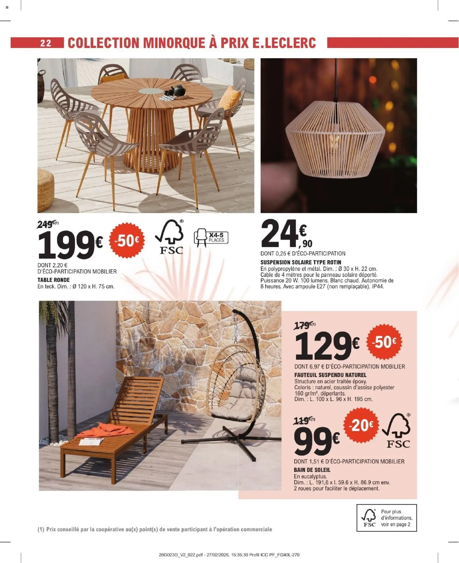 {H1} | Page: 22 | Produits: Câble, Suspension, Table, Panneau solaire