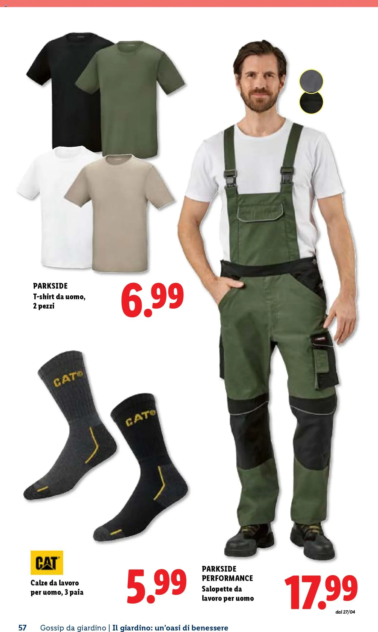 Volantino Lidl del 23.04.2026 | Pagina: 57 | Prodotti: T-shirt