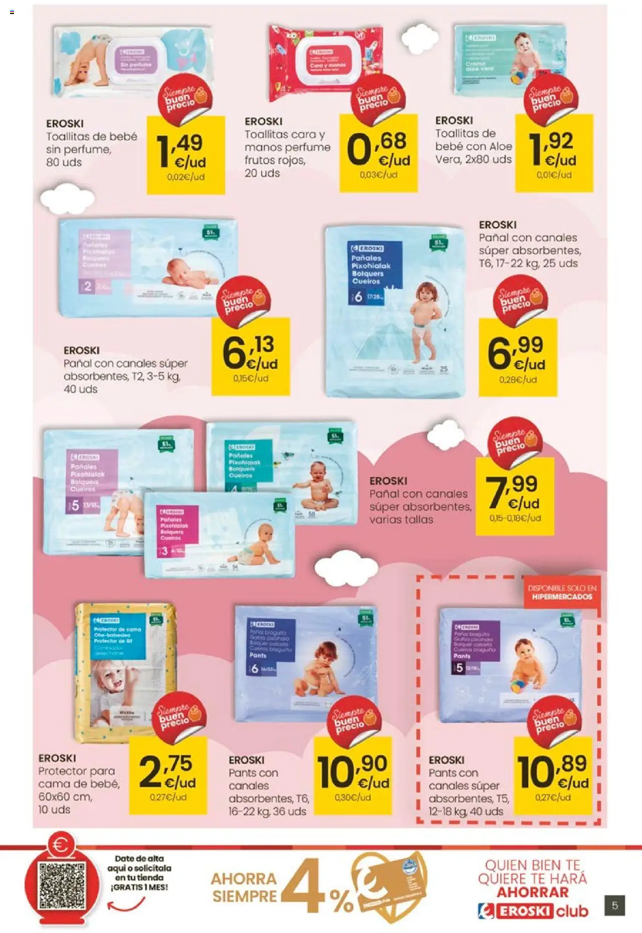 Eroski - Oh Que peke │ válido desde el 02.10.2025 | Página: 5 | Productos: Perfume, Crema, Té, Cama