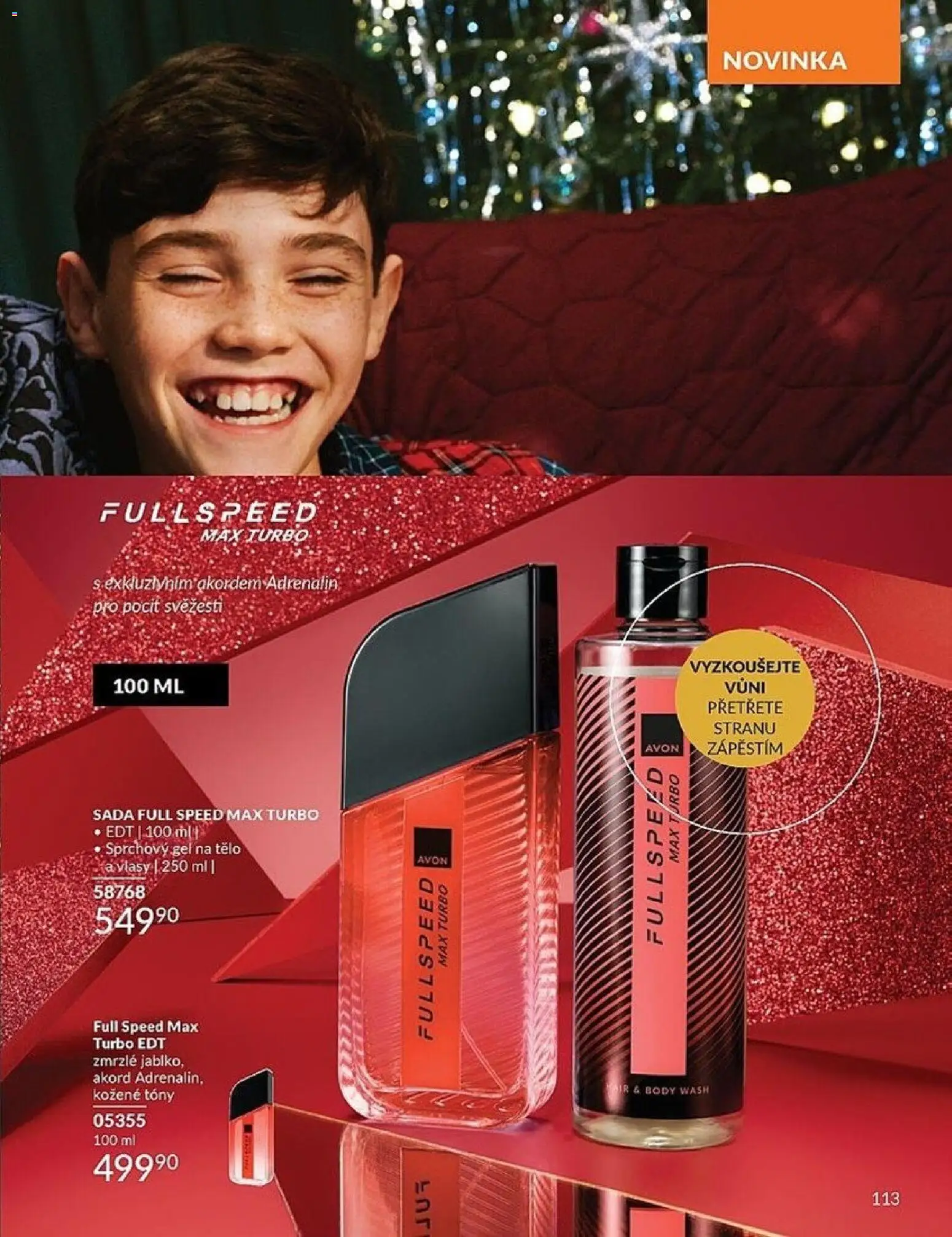 Avon Black Friday od 01.11.2025 | Strana: 113 | Produkty: Sprchový gel, Body