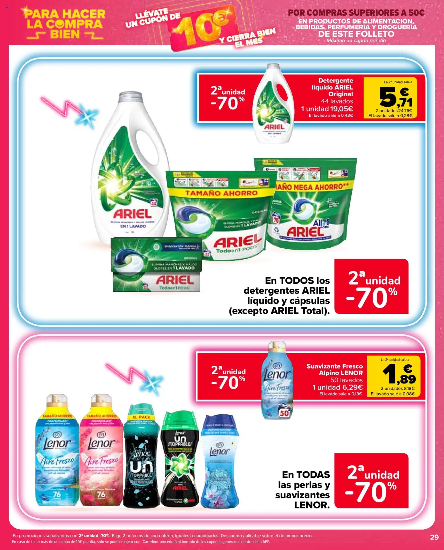 Carrefour Market folleto │ válido desde el 12.03.2026 | Página: 29 | Productos: Detergente, Suavizante