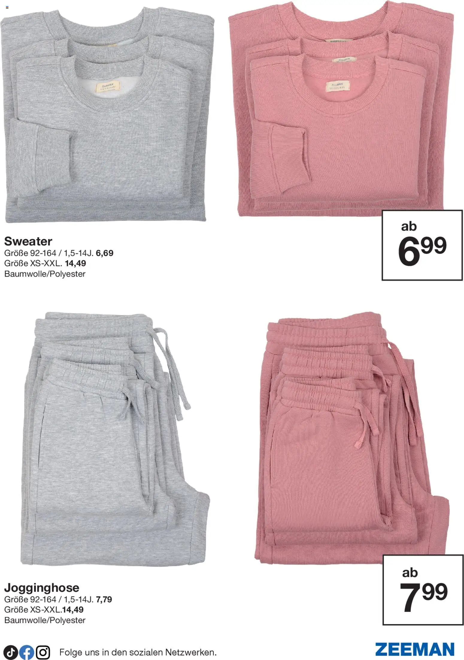 Zeeman Prospekt 	 – gültig ab 27.12.2025 | Seite: 19 | Produkte: Jogginghose