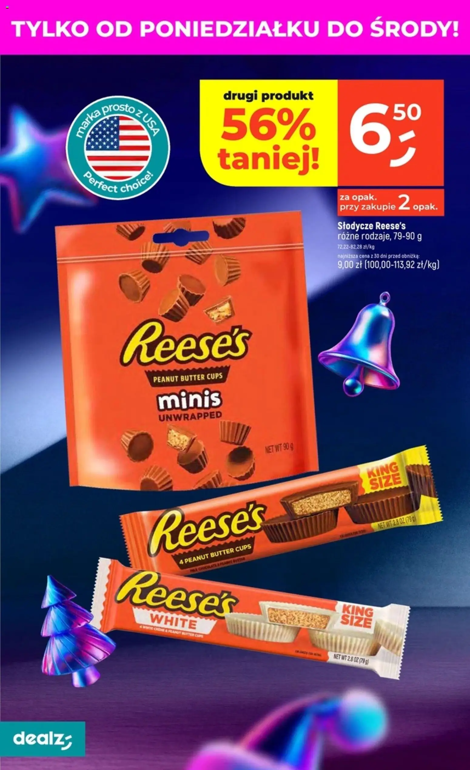 Dealz Gazetka od 13.11.2025 | Strona: 40 | Produkty: Słodycze, Reese's