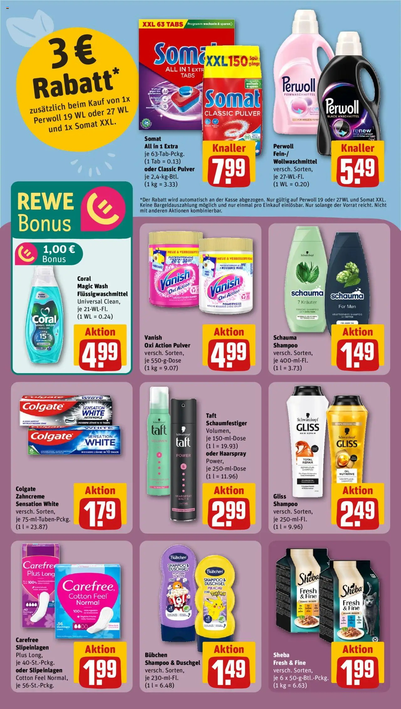 Rewe ihr Kaufpark Prospekt 	 – gültig ab 20.10.2025 | Seite: 26 | Produkte: Perwoll, Shampoo, Haarspray, Duschgel