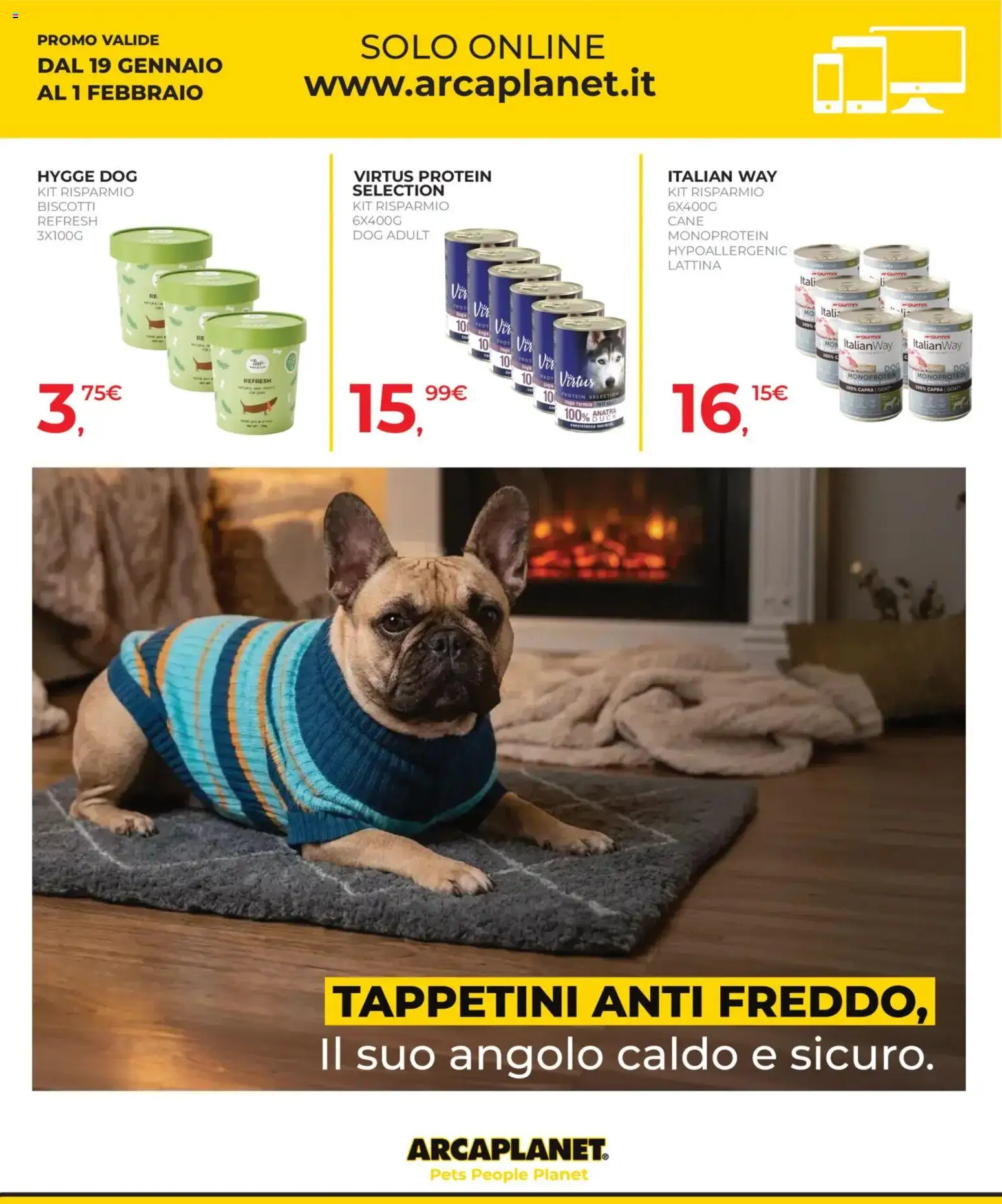 Volantino Arcaplanet del 19.01.2026 | Pagina: 35 | Prodotti: Biscotti