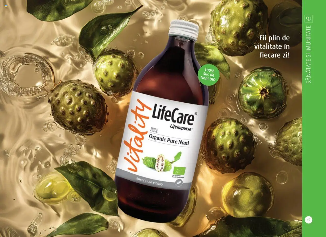Life Care catalog - Aprilie/Octombrie – valabil de la 01.04.2025 | Pagină: 49 | Produse: Şerit ödül, Suc