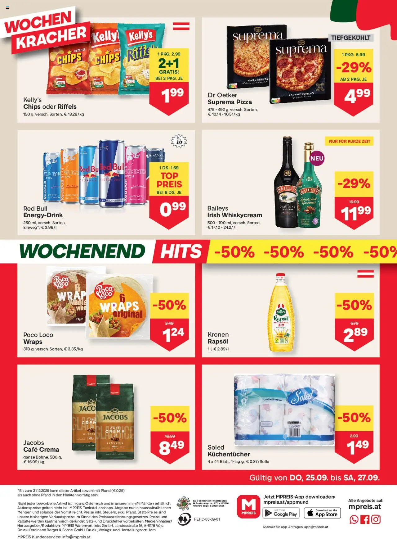MPREIS Flugblatt gültig ab 25.09.2025 | Seite: 12