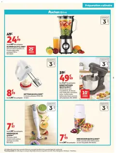 Auchan - Prévisualisation de Auchan - Produits Qilive valide à partir de 31.03.2026 | Page: 5 | Produits: Blender, Batteur, Bol, Robot pâtissier