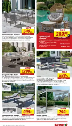 Toom Baumarkt Prospekt 	 ab 28.03.2026 gültig | Seite: 9 | Produkte: Ecksofa, Kissen, Sofa, Tisch