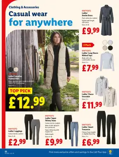 Preview of Lidl - Lidl Weekly valid from 12.02.2026 | Page: 22 | Products: Dress, Shirt, Jeans, Leggings