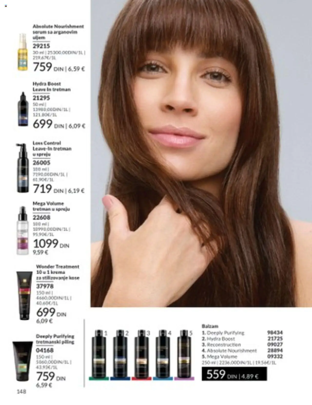 AVON katalog - važi od 01.08.2025 | Strana: 148 | Proizvode: Balzam, Krema, Piling