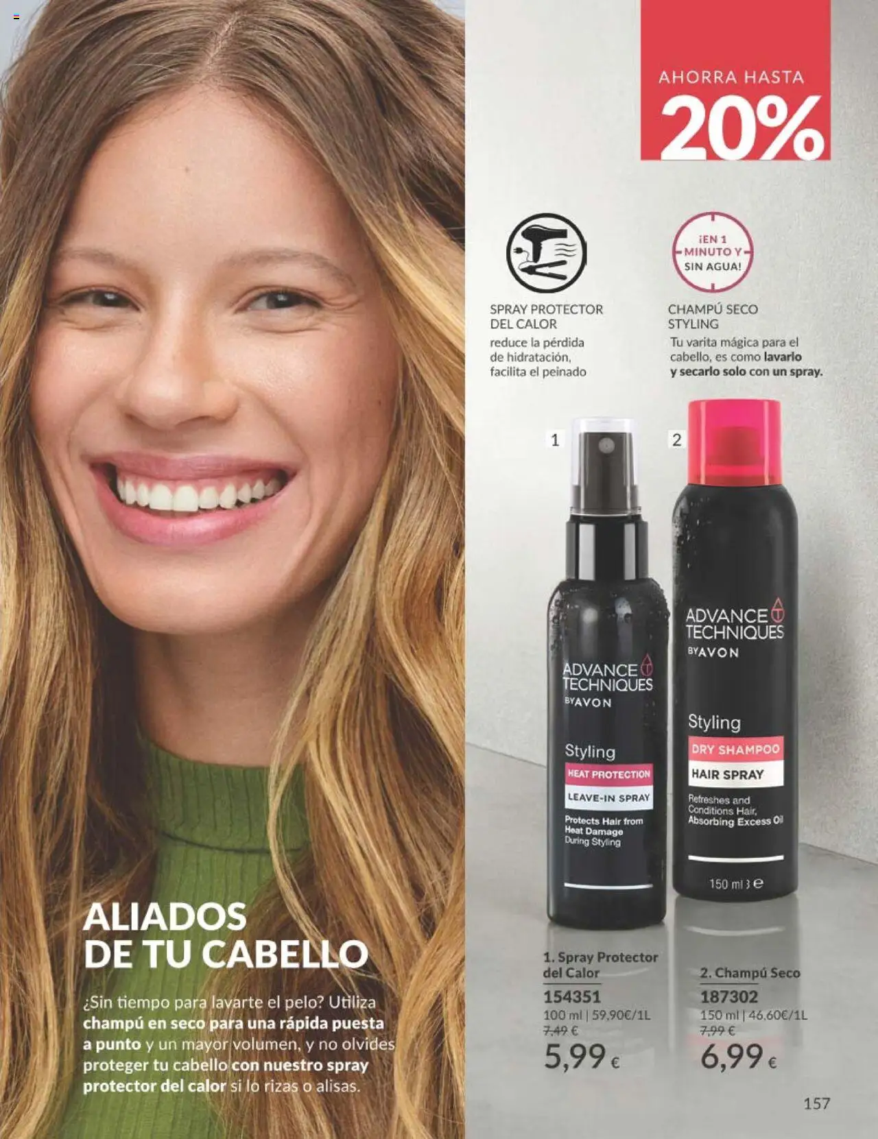 Catálogo AVON campaña 7 │ válido desde el 01.07.2025 | Página: 157 | Productos: Champú