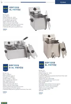 26.12.2025 tarihinden itibaren geçerli olan Metro kataloğu önizlemesi | Sayfa: 27 | Ürünler: Sepet, Cin, Yağ, Kablo