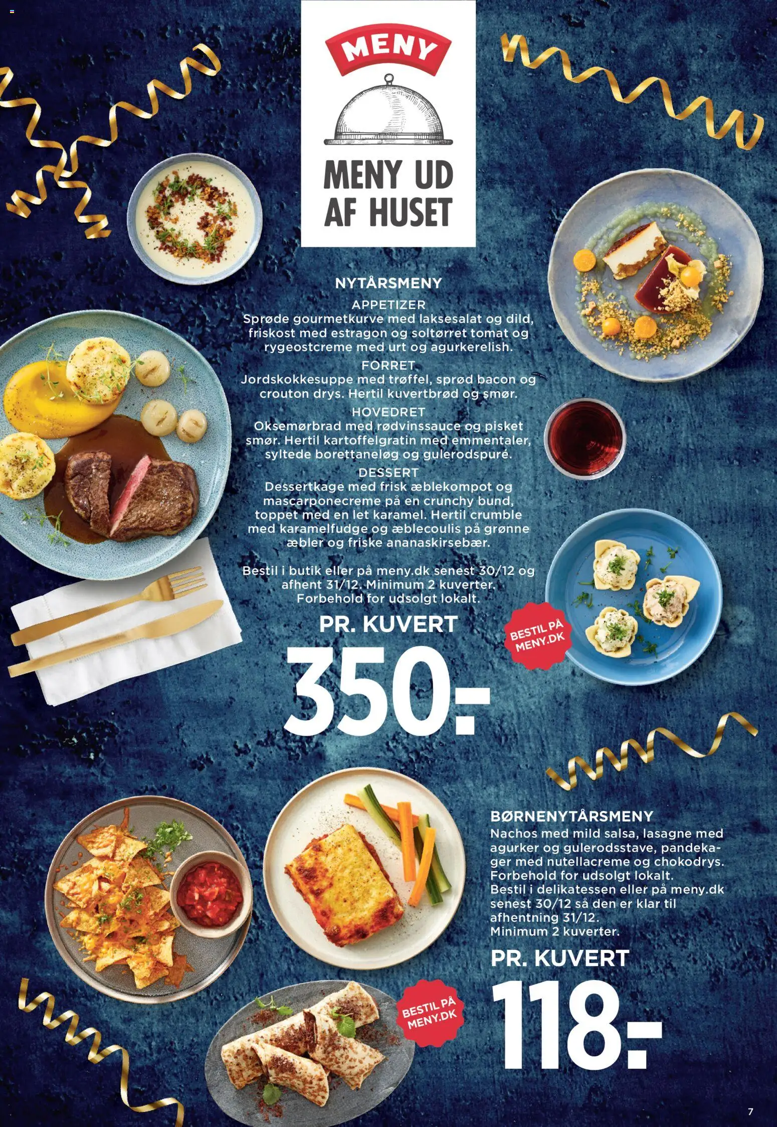 Meny tilbudsavis – gyldig fra 27.12.2025 | Side: 7 | Produkter: Æbler, Agurker, Bacon, Carpete