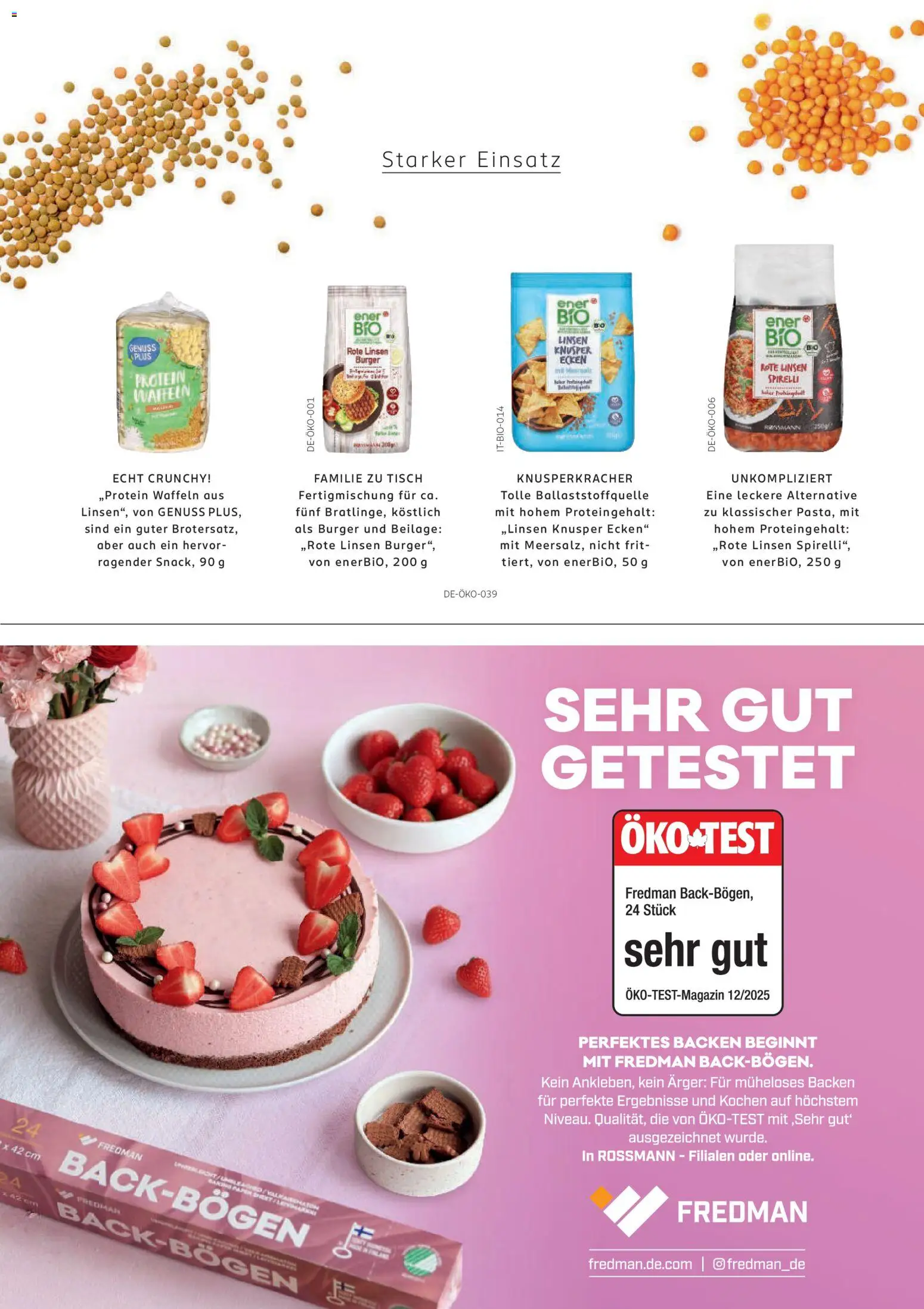 Rossmann Centaur – gültig ab 01.04.2026 | Seite: 81 | Produkte: Tisch, Burger, Waffeln