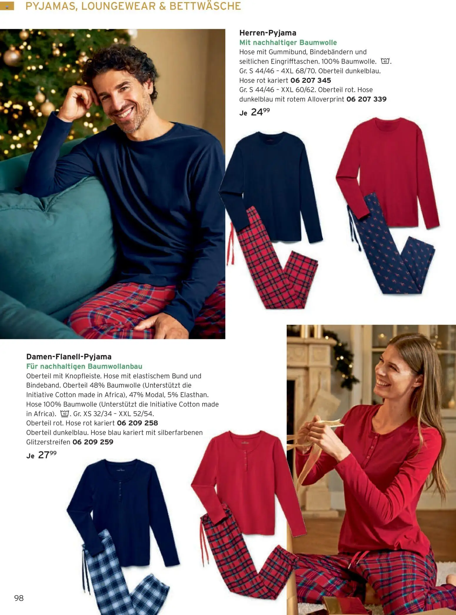 Tchibo Katalog Advent 2025 – gültig ab 14.11.2025 | Seite: 98 | Produkte: Bettwäsche, Hose