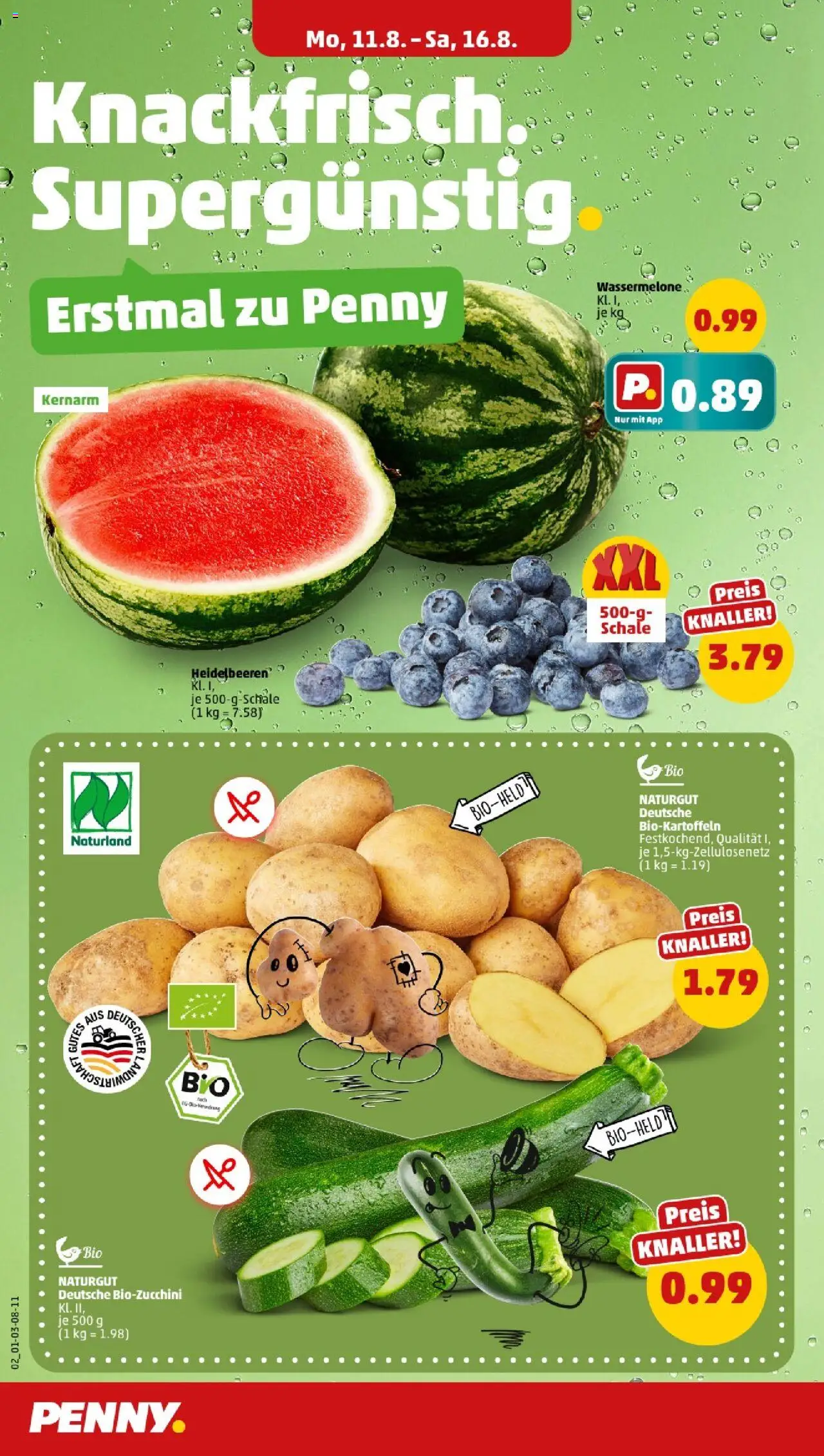 Penny - Mecklenburg-Vorpommern - gültig ab dem 11.08.2025 | Seite: 2 | Produkte: Wassermelone