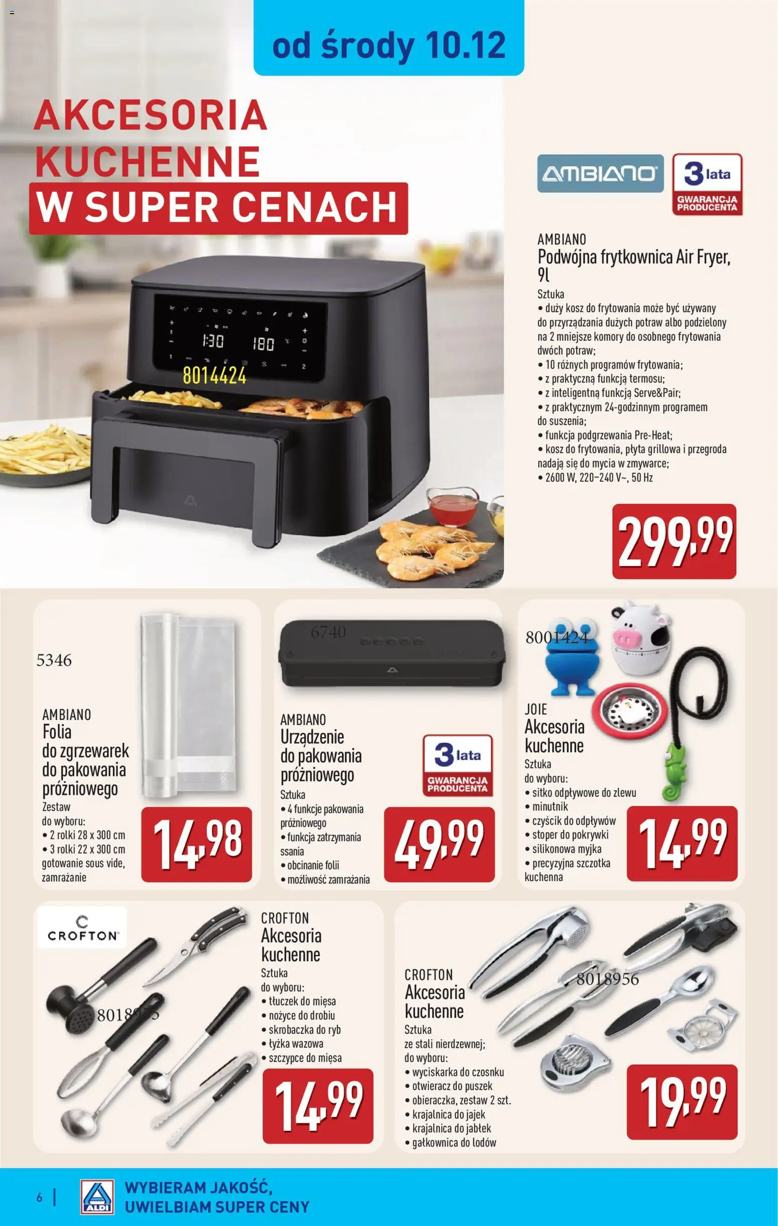 Aldi Gazetka - Hity od Środy i od Soboty od 10.12.2025 | Strona: 6