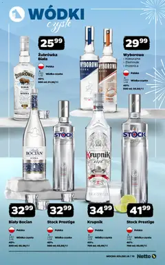 Pogląd oferty "Netto gazetka - Mocna Kolekcja" - ważna od 22.12.2025 | Strona: 15 | Produkty: Żubrówka, Vodka, Wódka