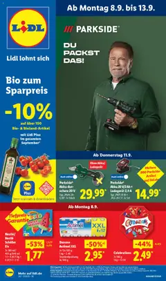 Lidl Prospekt 	 ab 08.09.2025 gültig