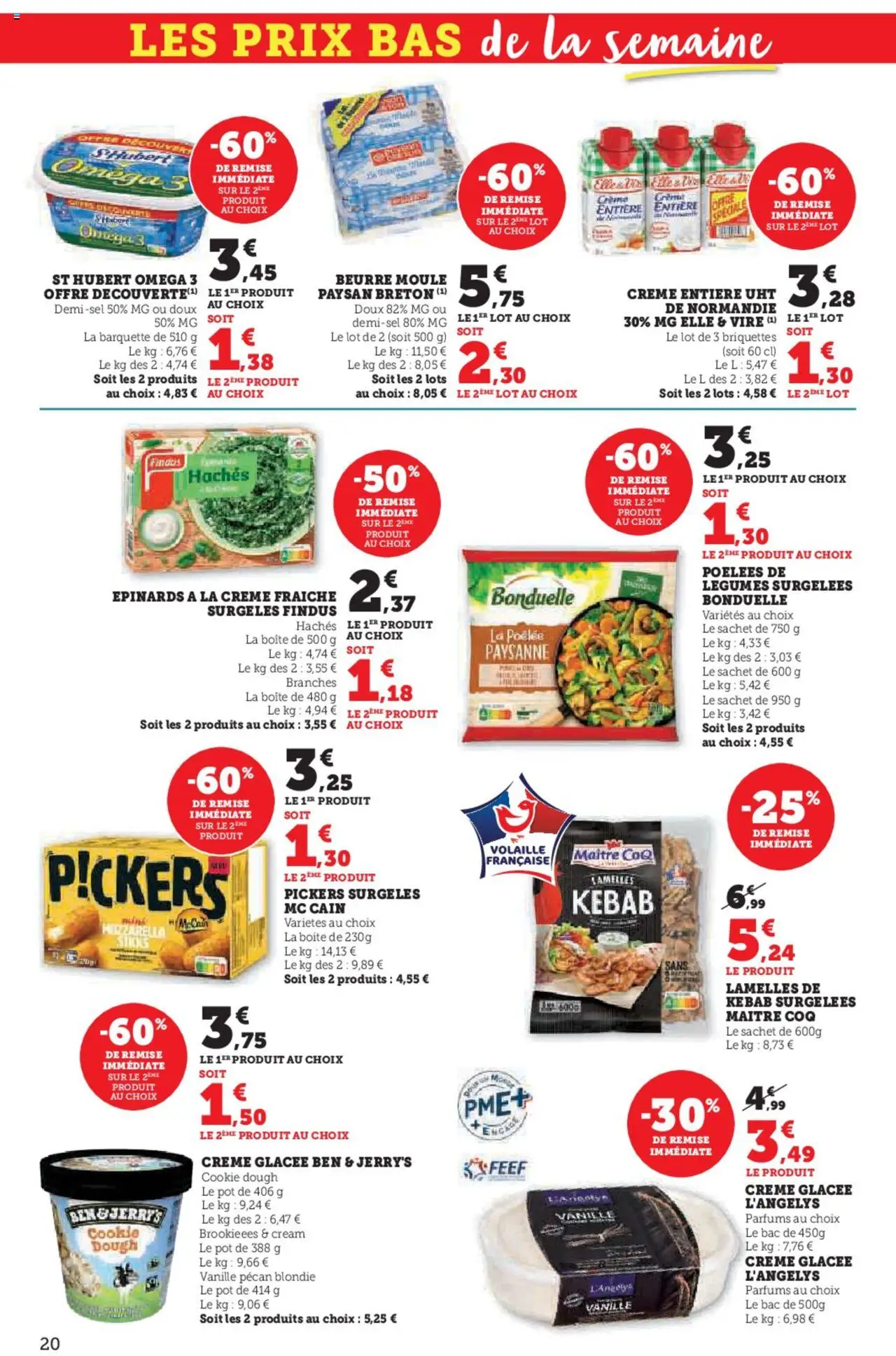  | Page: 20 | Produits: Volaille, Beurre, Crème fraiche, Crème