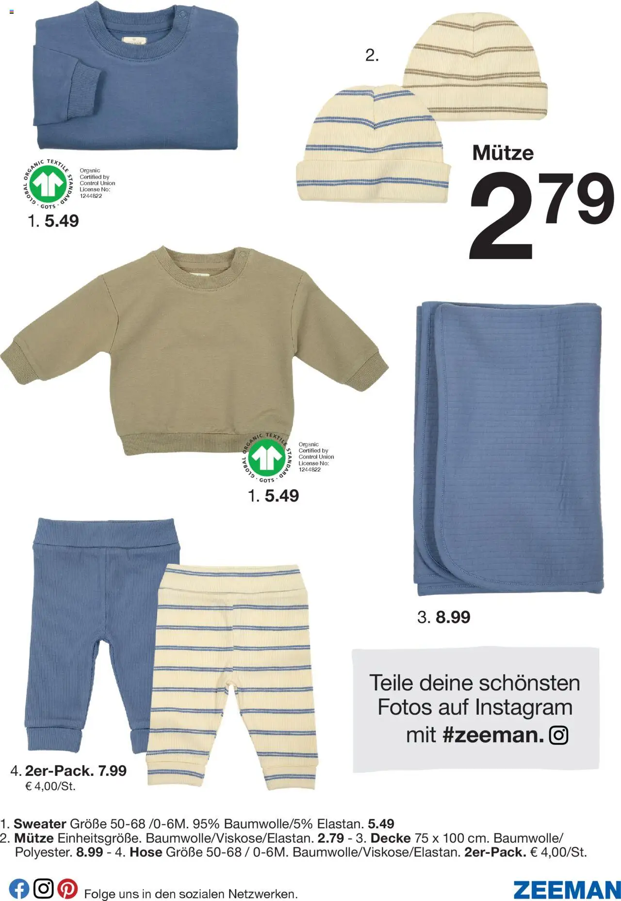 Zeeman Prospekt 	 - gültig ab dem 19.07.2025 | Seite: 5 | Produkte: Decke, Hose