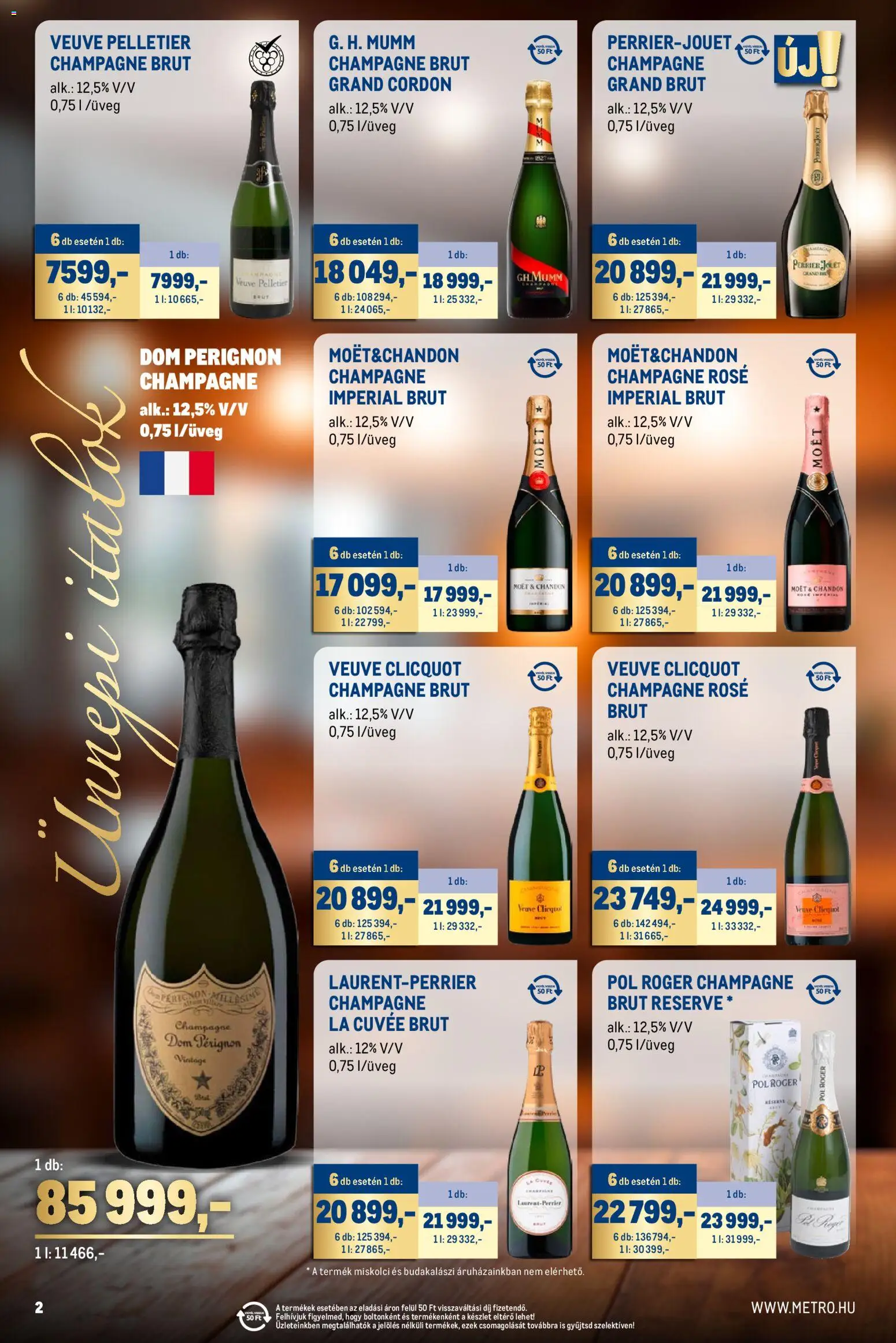 Metro akciós ujság - amely érvényes a következő dátumtól: 02.11.2025 | Oldal: 2 | Termékek: Só