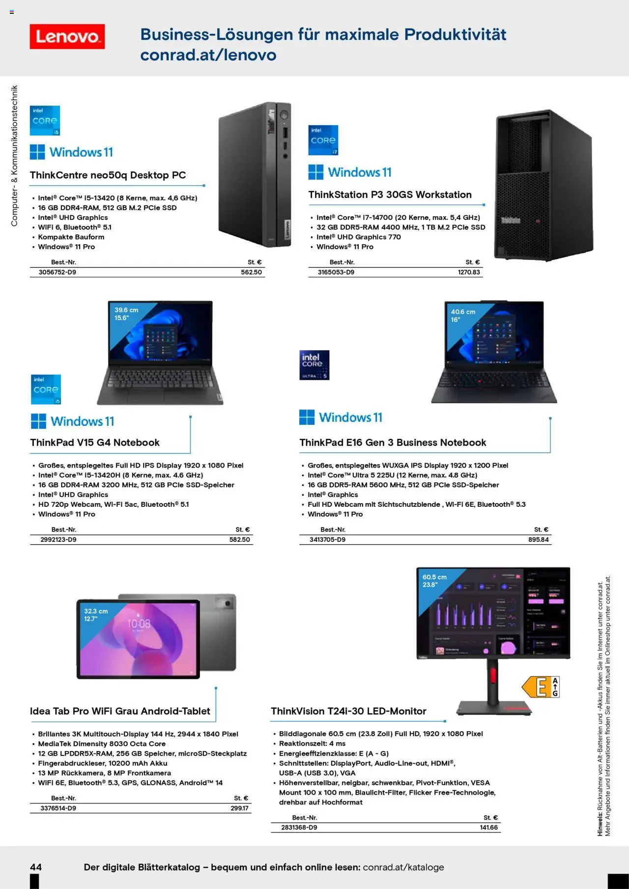 Conrad Aktionskatalog gültig ab 25.08.2025 | Seite: 46 | Produkte: PC, Computer, USB