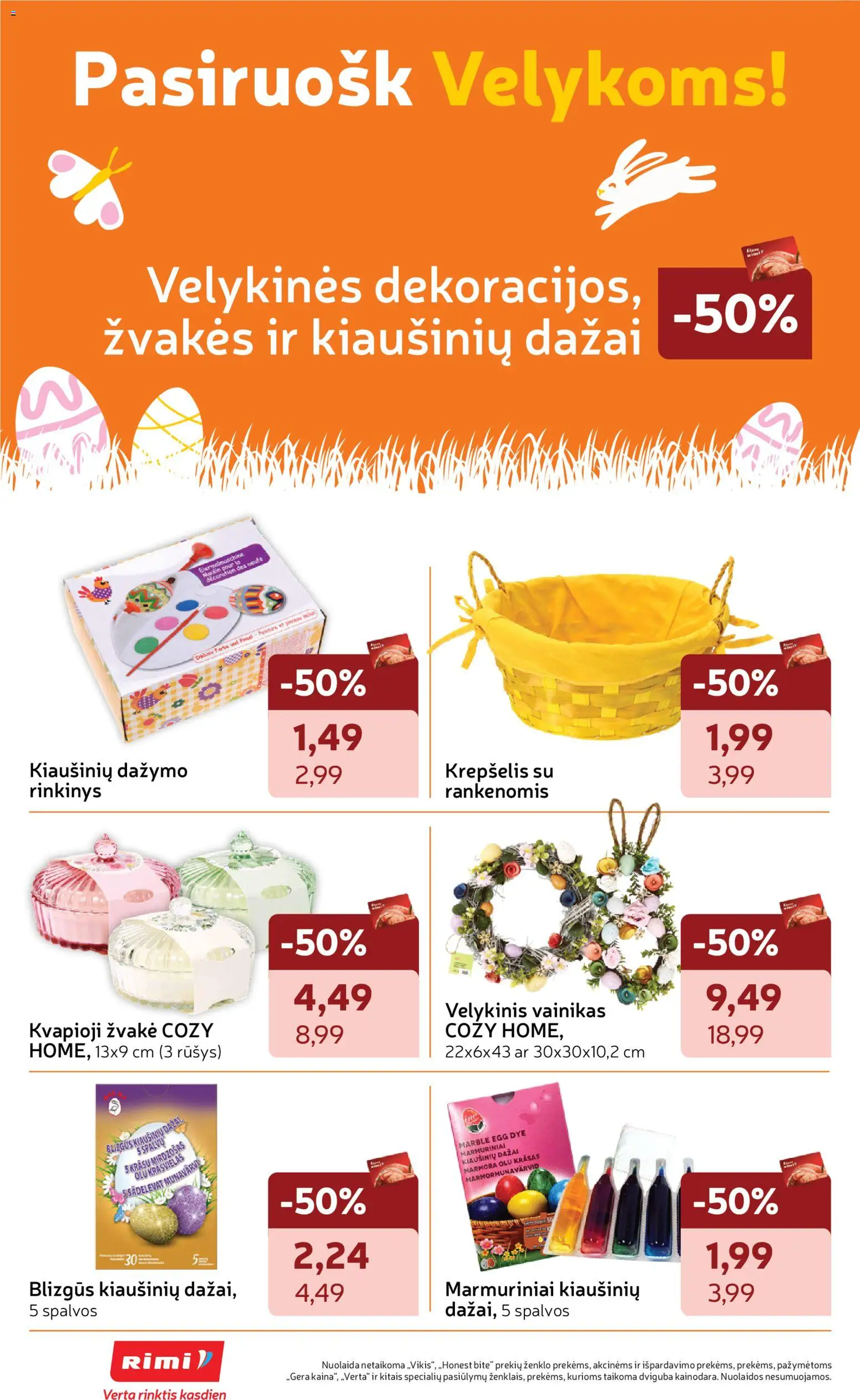 Rimi akcijos nuo 24.03.2026 | Puslapis: 2 | Prekių: Krepšelis
