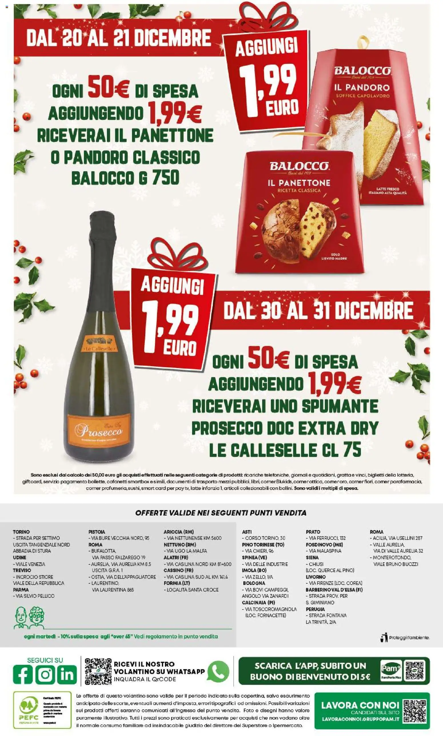 Volantino Panorama del 18.12.2025 | Pagina: 32 | Prodotti: Prosecco, Latte, Panettone, Spumante