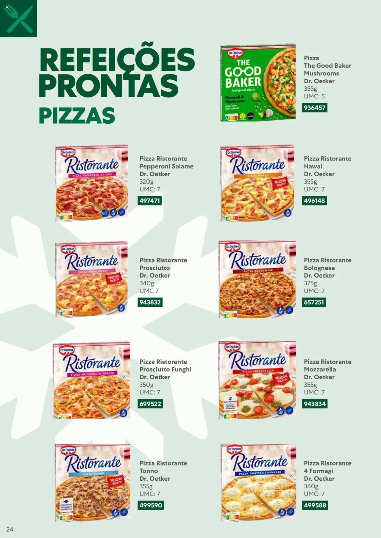 Recheio Congelados │ válido de 01.02.2024 | Página: 24 | Produtos: Salame, Pizza