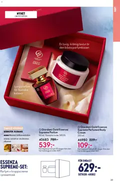 Oriflame - Katalog 16/25 - Förhandsvisning av reklamblad från butik Oriflame aktuell från 19.11.2025 | Sida: 39 | Produkter: Parfym, Doft, Set